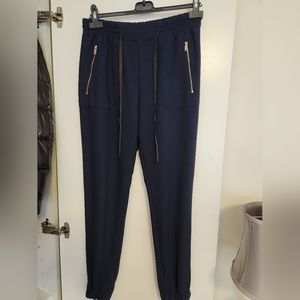 Zara navy blue joggers